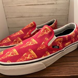 Vans Pepperoni Pizza Slip On Sneakers - Men's Size 8 Women 9.5 Classic Vans